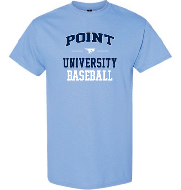 Baseball Short Sleeve Baby Blue T Shirt