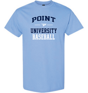 Baseball Short Sleeve Baby Blue T Shirt