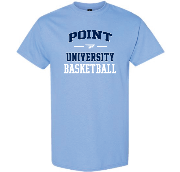 Basketball Short Sleeve Baby Blue T Shirt