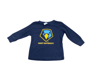 Toddler Navy Emblem Long Sleeve