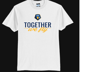 White Together We Fly T Shirt